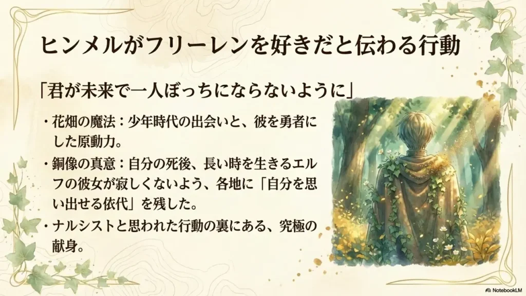 actions-that-show-himmel-loves-frieren