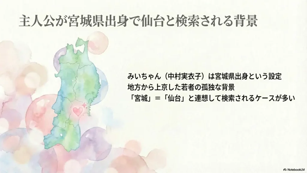 why-the-protagonist-being-from-miyagi-leads-to-sendai-searches