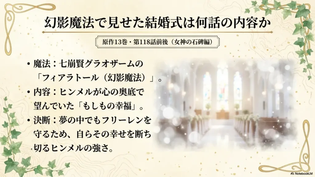 which-episode-shows-the-wedding-scene-created-by-illusion-magic