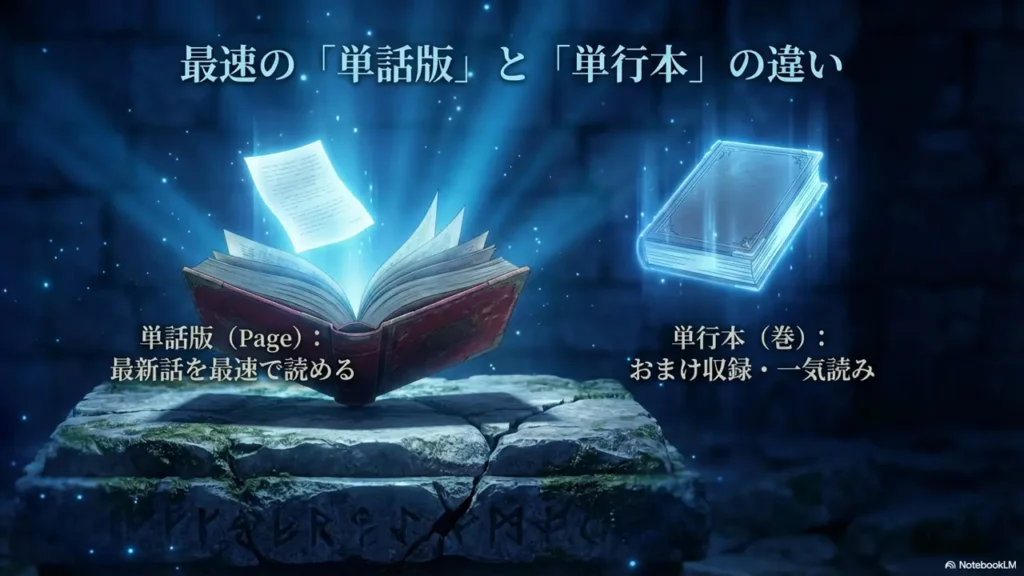 Explanation-of-the-Differences-Between-the-Fastest-Single-Chapter-Version-and-the-Tankobon