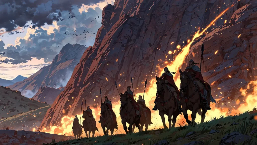 the-four-knights-of-the-apocalypse-overview-four-riders-on-horseback-silhouette
