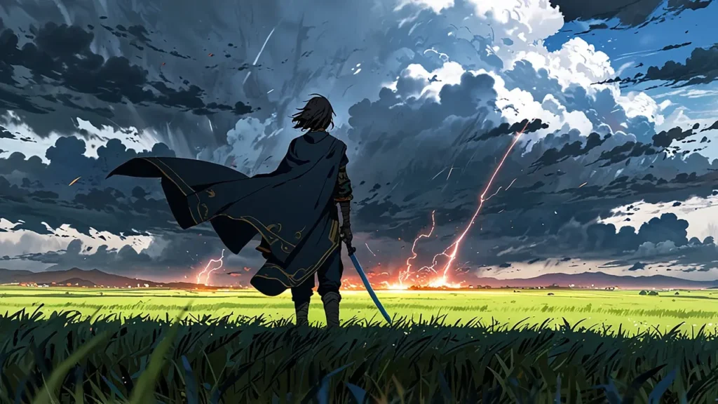 the-four-knights-apocalypse-jade-death-story-lone-knight-under-stormy-sky