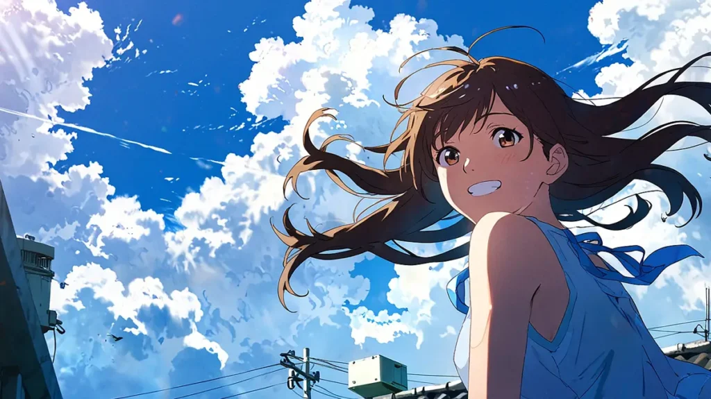 uruwashi-no-yoi-no-tsuki-verdict-girl-smiling-against-a-wide-blue-sky