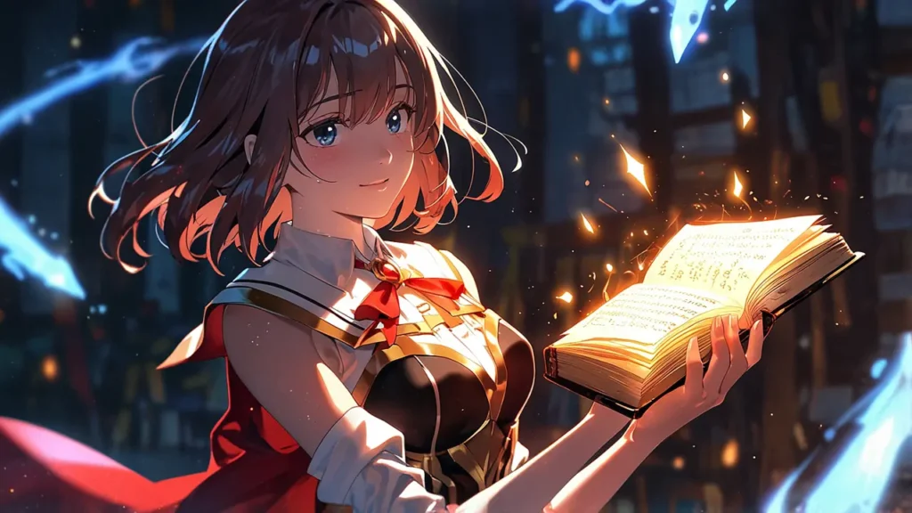 yomei-wazuka-no-wakiyaku-reijou-korean-web-novel-origin-girl-holding-a-glowing-open-book
