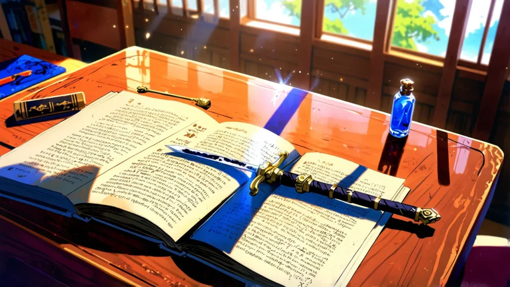 the-four-knights-of-the-apocalypse-bible-and-legend-origin-sword-and-book-crossed-on-desk