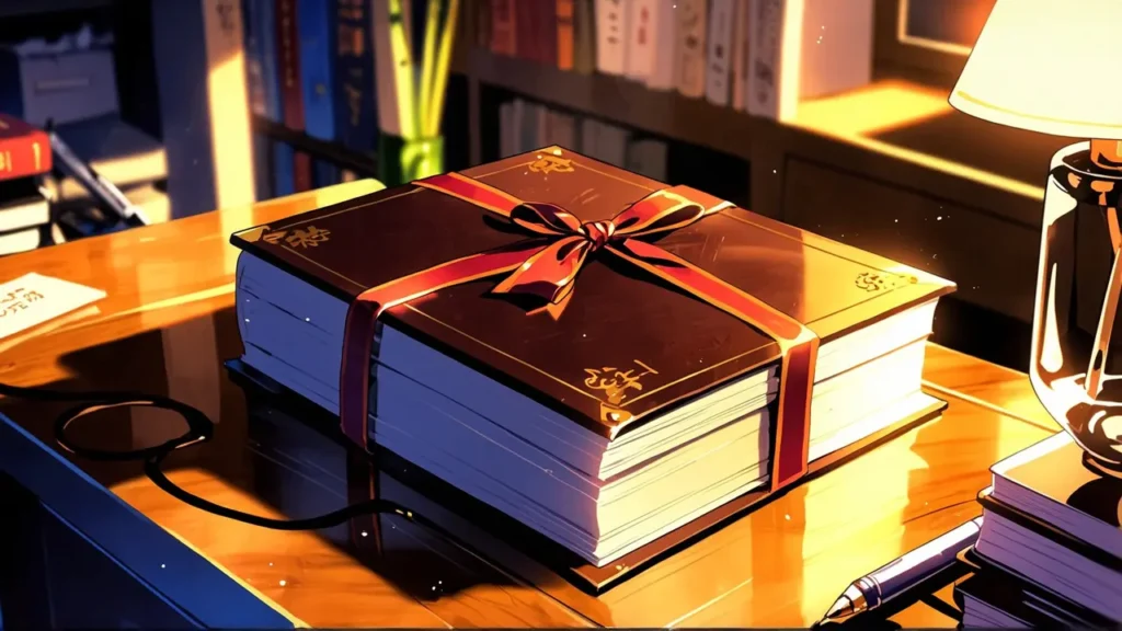 the-whirlwind-in-a-whirlpool-serialized-issue-stack-of-old-books-on-desk