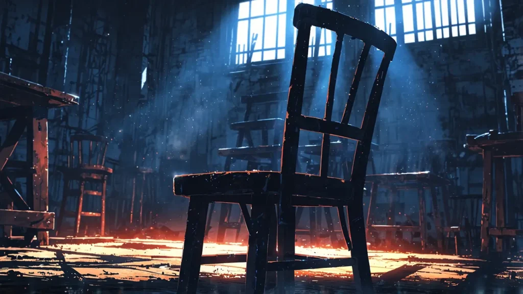 the-black-butler-final-volume-empty-wooden-chair-in-a-sunlit-abandoned-room