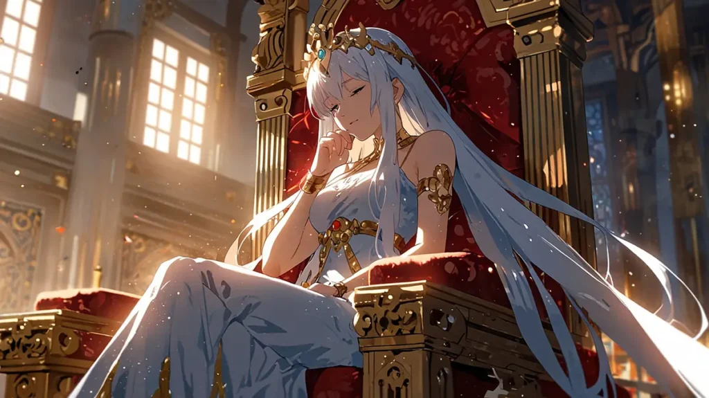 the-yomei-wakiyaku-reijou-ending-noble-lady-closing-her-eyes-on-a-throne