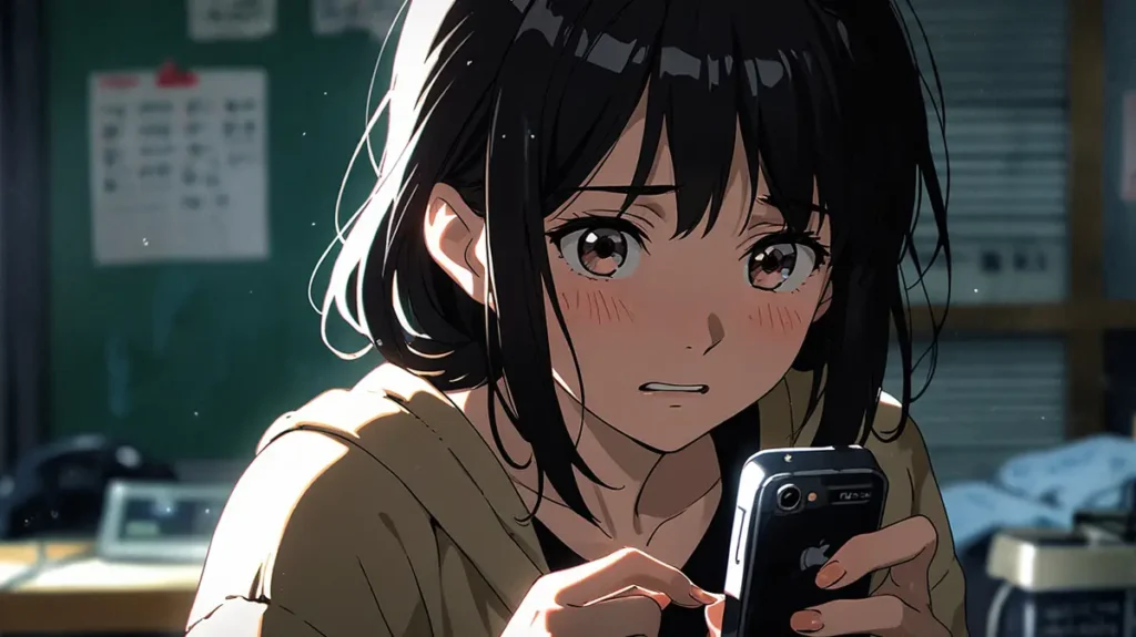the-jinx-lezhin-reading-steps-woman-checking-smartphone-screen