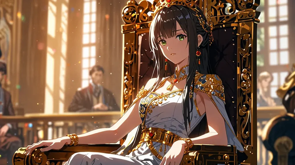 yomei-wazuka-no-wakiyaku-reijou-pv-is-actually-a-trailer-noble-lady-seated-on-a-golden-throne