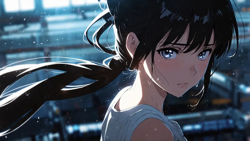 the-mii-chan-and-yamada-san-collapse-scene-woman-with-windswept-hair