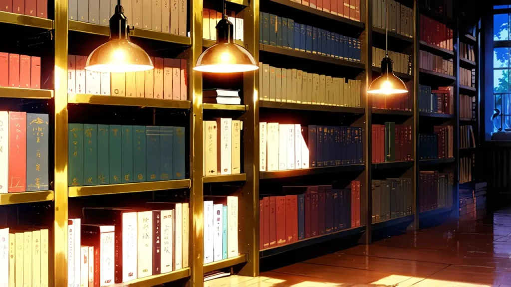 the-nihon-sangoku-full-set-price-long-library-shelf-packed-with-volumes