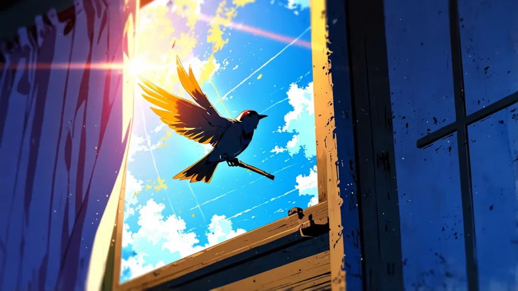 the-nihon-sangoku-manga-faq-a-bird-flying-past-a-bright-open-window