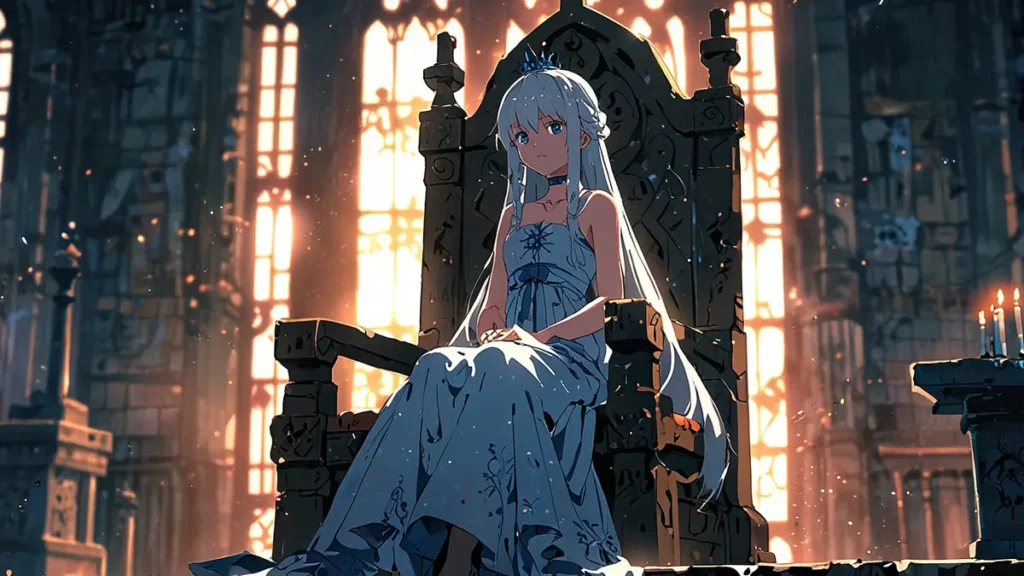 yomei-wazuka-no-wakiyaku-reijou-key-takeaways-lady-in-white-seated-by-a-tall-window