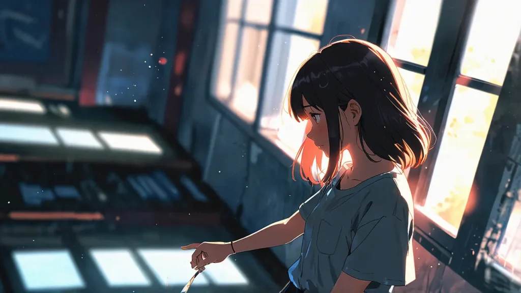 yomei-wazuka-no-wakiyaku-reijou-character-summary-girl-reaching-toward-light-by-a-tall-window