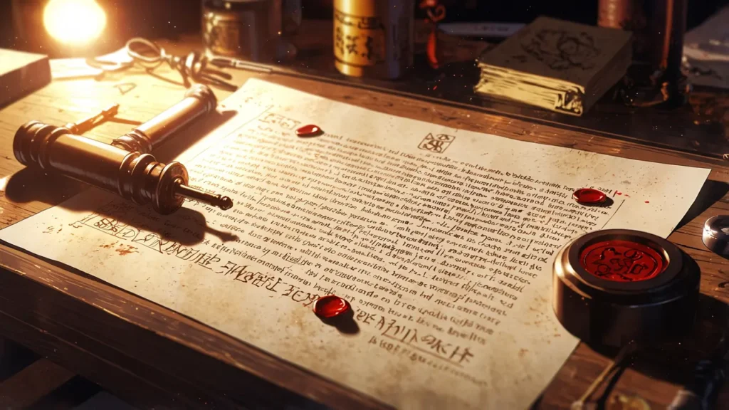 the-four-knights-of-the-apocalypse-faq-about-the-original-source-ancient-scroll-with-wax-seal