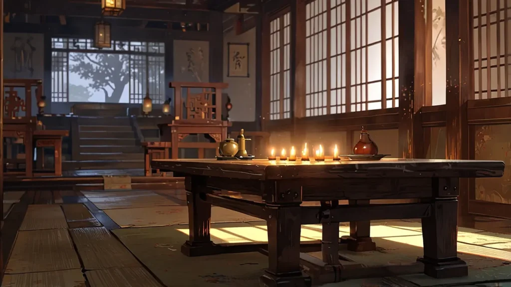 the-nihon-sangoku-who-said-it-war-council-room-with-candlelight