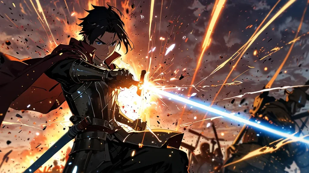 the-four-knights-apocalypse-surviving-members-knights-clashing-swords-in-battle