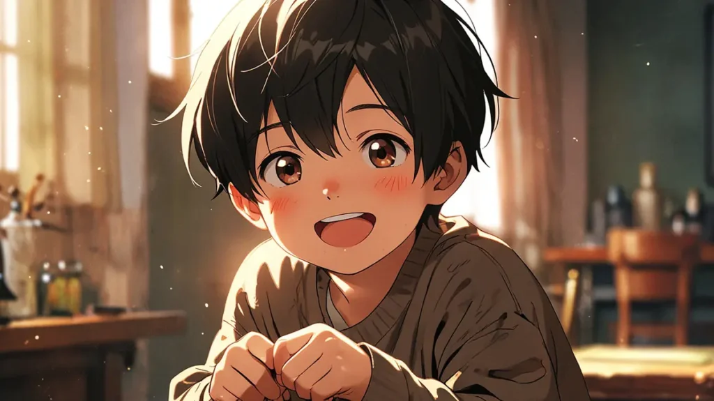 the-dark-protagonist-mom-conclusion-line-manga-vs-tankobon-boy-bright-smile