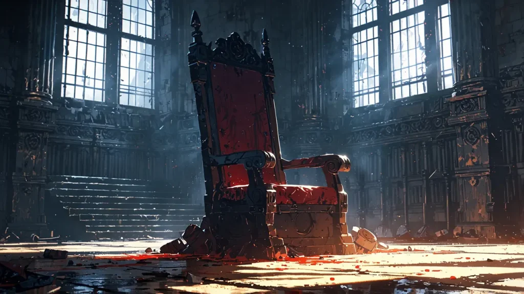 the-four-knights-apocalypse-merlin-death-rumor-origin-empty-throne-with-fallen-crown