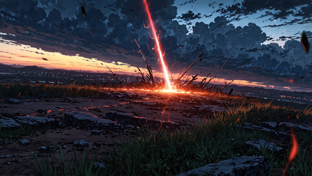 the-four-knights-of-the-apocalypse-volume23-sword-strike-dramatic-light-beam-ground