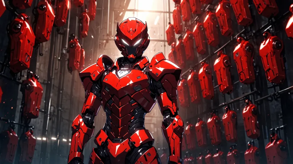 the-apocalypse-four-knights-latest-chapter-and-volume-red-armor-on-display