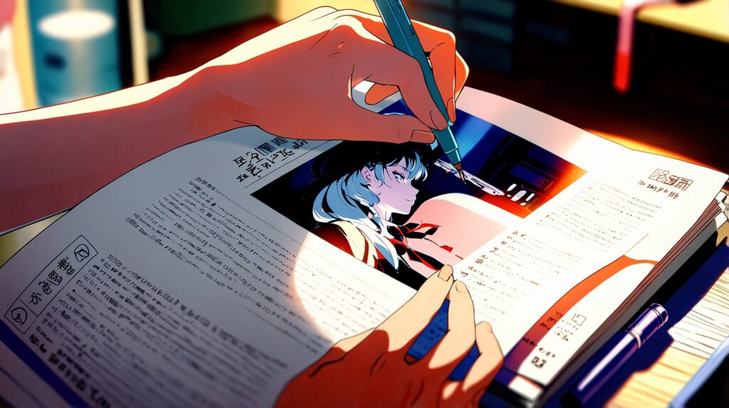 the-genius-swordsman-academy-free-chapters-hands-writing-in-open-book