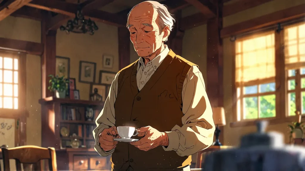 the-four-knights-apocalypse-mortlach-uncle-bond-elderly-man-with-teacup