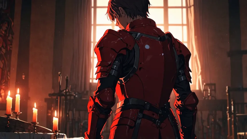 the-apocalypse-four-knights-shikyo-red-knight-ironsid-red-armored-knight-back-view