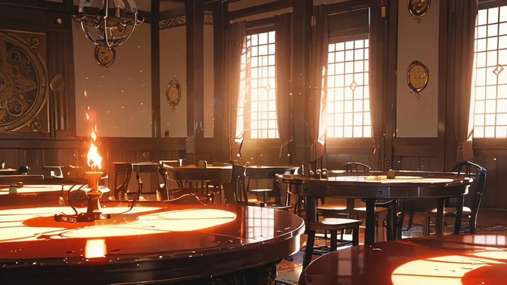 the-four-knights-apocalypse-ironside-family-home-warm-interior-lantern-light
