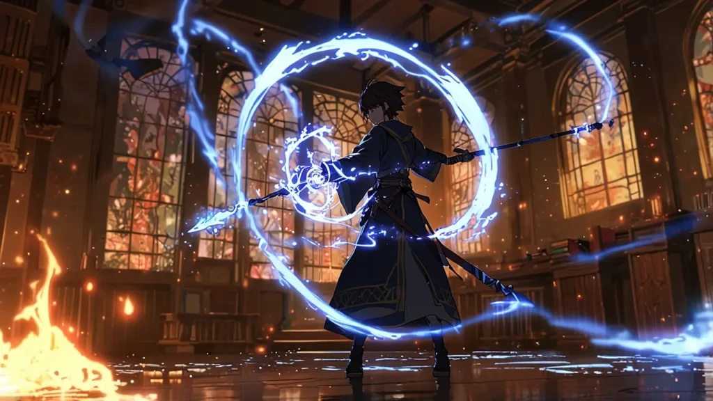 the-seven-deadly-sins-gowther-rescue-volume-6-mage-raising-staff-with-magic-circle