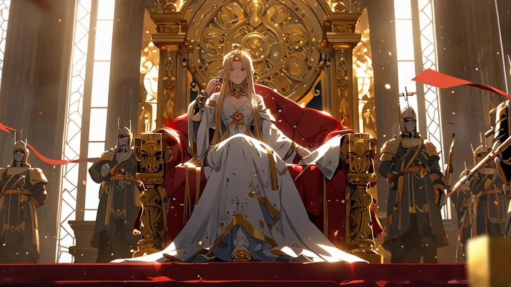 the-four-knights-apocalypse-legacy-connection-woman-ascending-golden-throne