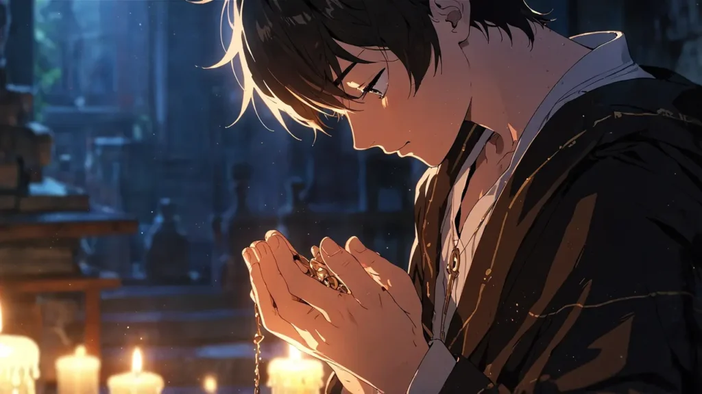 the-nihon-sangoku-author-illness-disclosure-boy-clutching-pendant