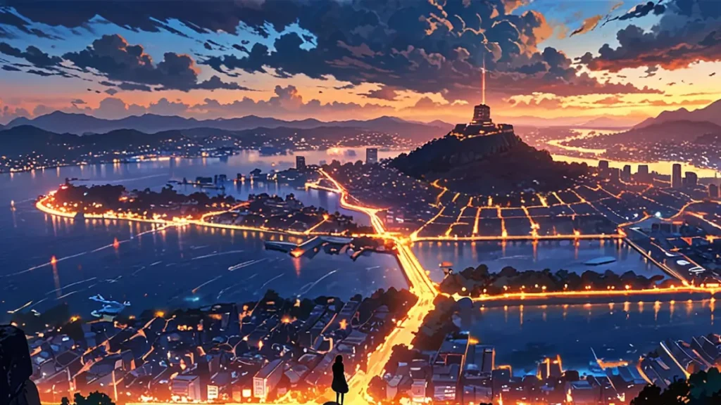 the-four-knights-apocalypse-arthurian-biblical-worldview-holy-city-panorama-at-dusk
