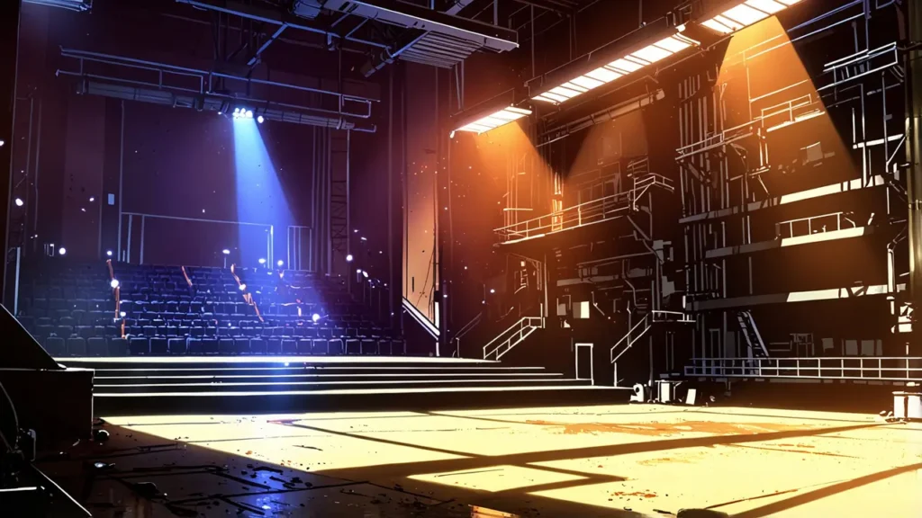 the-apocalypse-four-knights-production-studio-empty-stage-lighting