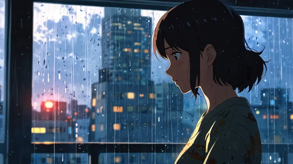 the-dark-protagonist-mom-ichijinsha-review-summary-woman-looking-out-window