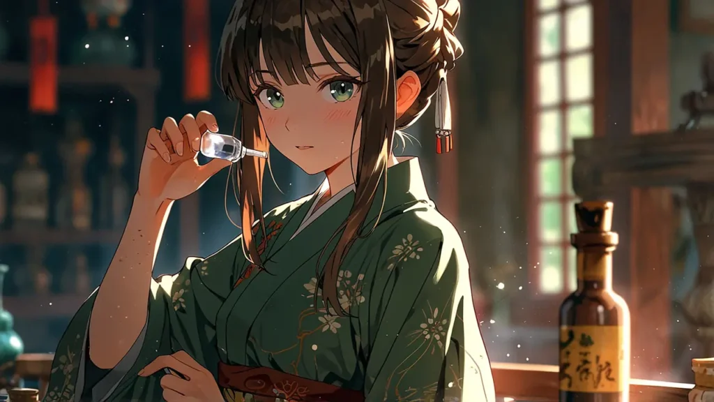 the-apothecary-diaries-free-manga-app-trial-reading-apothecary-girl-examining-vial
