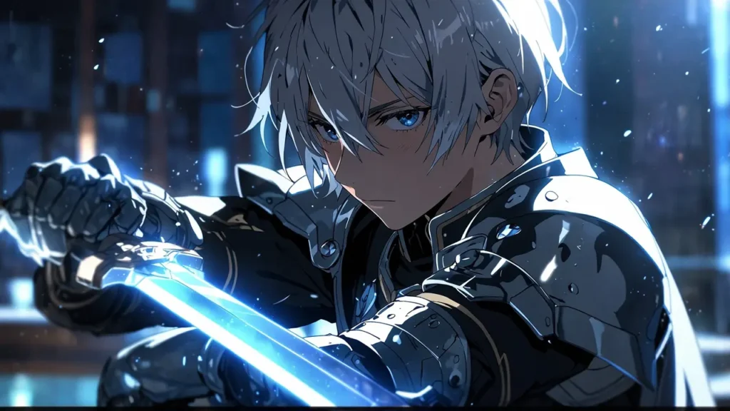 the-apocalypse-four-knights-shikyo-white-knight-woraldan-silver-haired-knight-with-sword