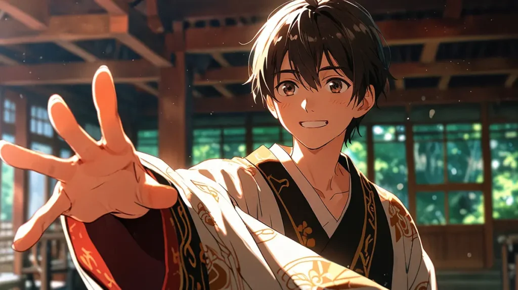 the-japan-three-kingdoms-episode10-reunion-with-enemy-man-reaching-hand-forward