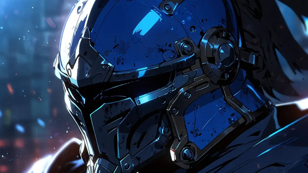 the-four-knights-apocalypse-ban-current-strength-blue-armored-helmet-closeup
