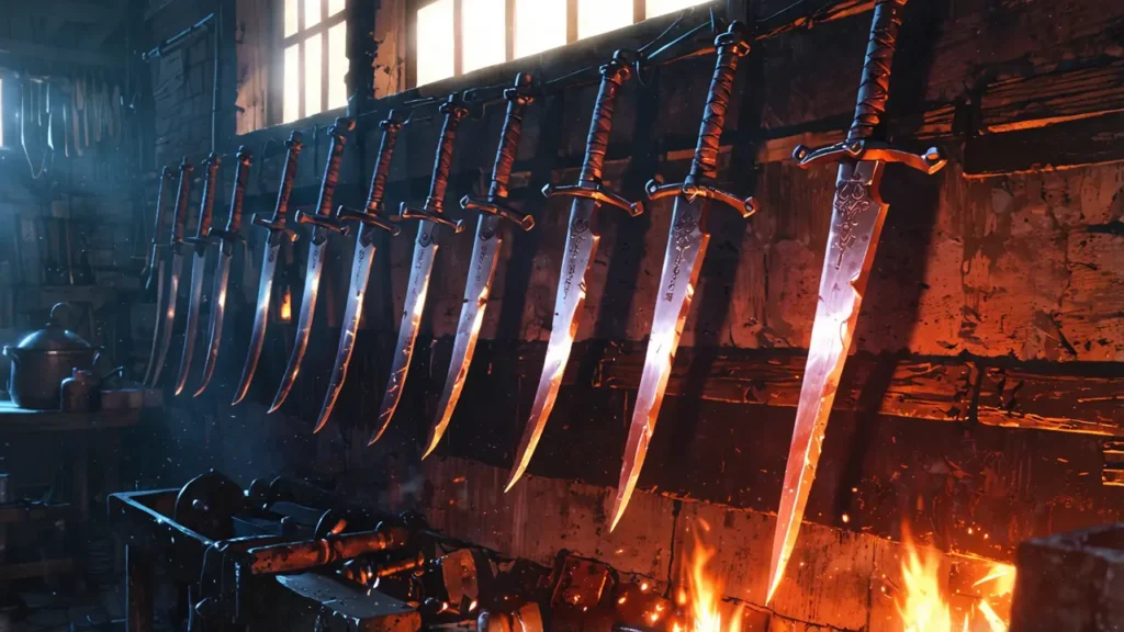the-four-knights-apocalypse-arthur-repelled-not-dead-row-of-swords
