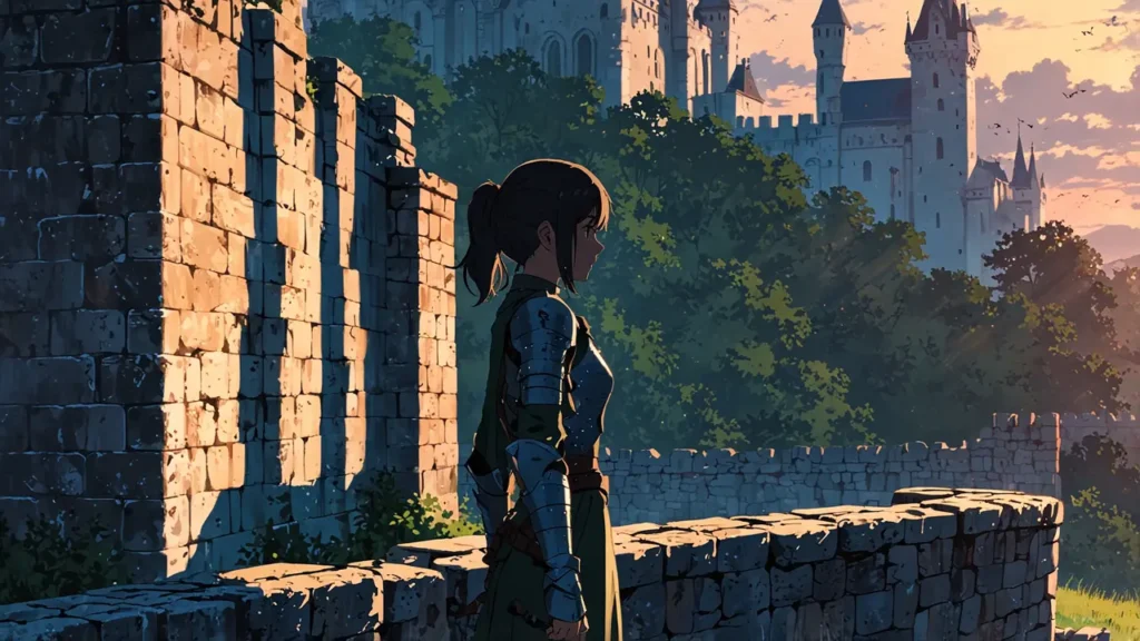 the-apocalypse-four-knights-latest-volume-female-knight-side-profile-at-castle