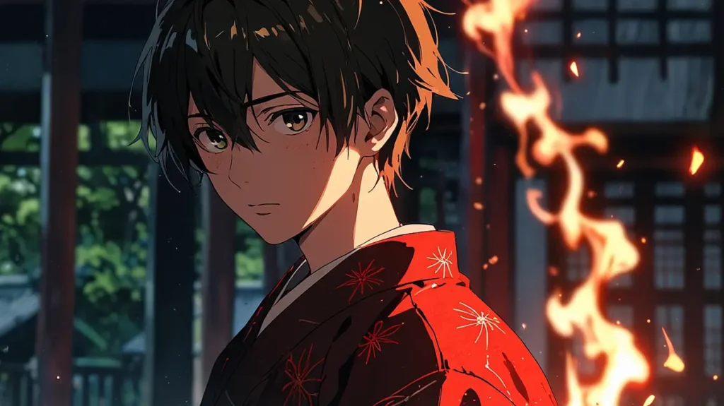 the-japan-three-kingdoms-anime-vs-manga-continuation-woman-in-kimono-looking-at-sunset
