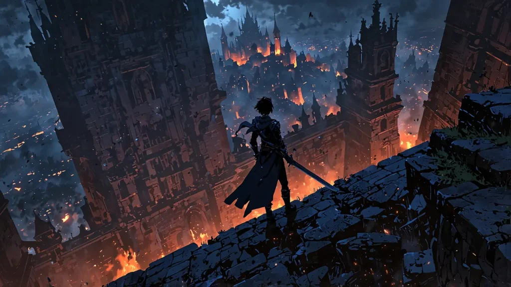 the-four-knights-apocalypse-story-continues-lone-knight-in-burning-ruins