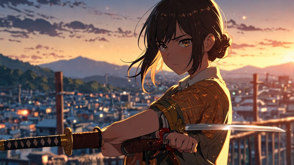 the-nihon-sangoku-anime-sequel-swordswoman-at-sunset