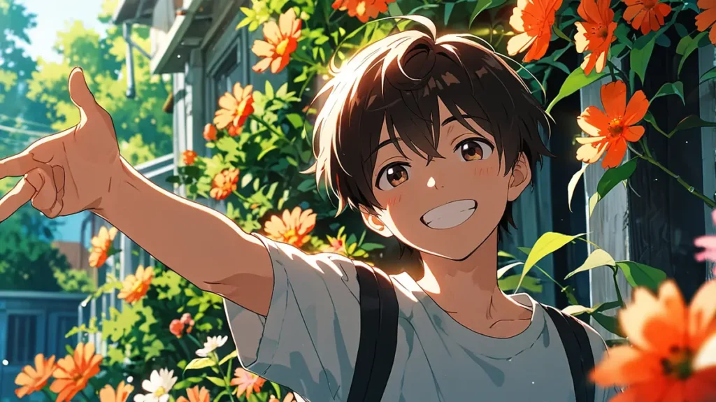 the-four-knights-apocalypse-diodora-summary-boy-waving-bright-garden