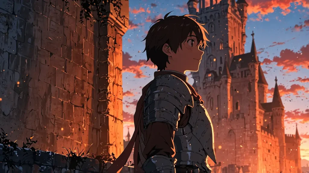 the-apocalypse-four-knights-faq-knight-smiling-gently-at-sunset-castle