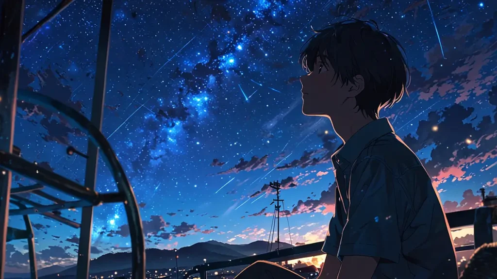 the-four-knights-apocalypse-diodora-faq-boy-looking-up-starry-night-sky