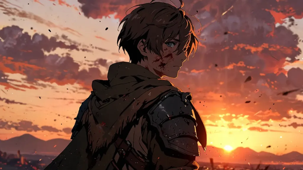 the-nihon-sangoku-motoneta-warrior-looking-back-at-sunset