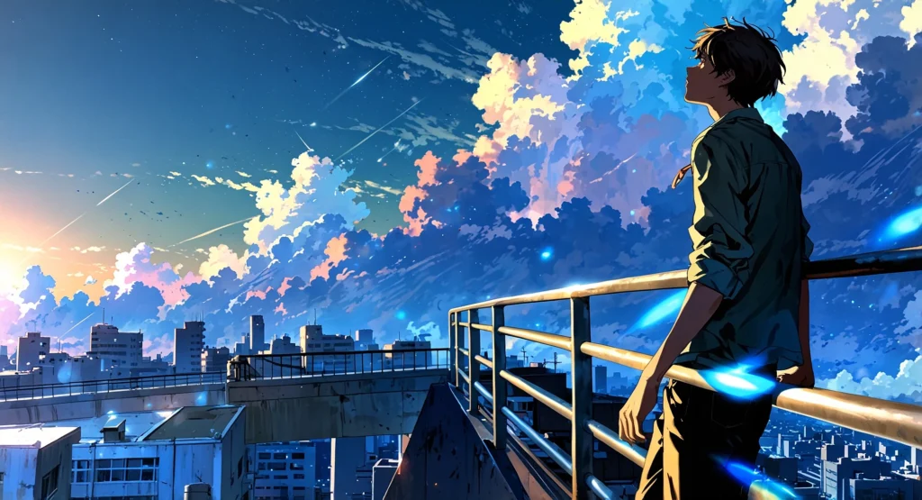 the-out-days-chapter-11-spoiler-young-man-on-rooftop-looking-at-sky